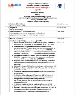 SSC Orientation Elections details